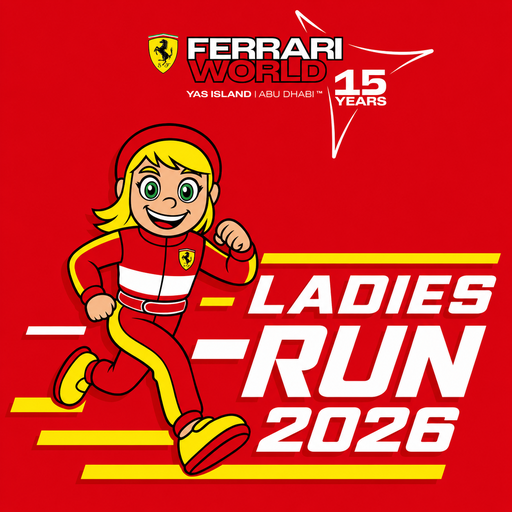 Ladies Run 2026 at Ferrari World Yas Island, Abu Dhabi 