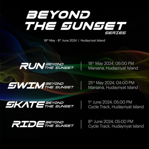 RUN BEYOND THE SUNSET 2024 - Running - 18 May 2024, Hudayriyat Island